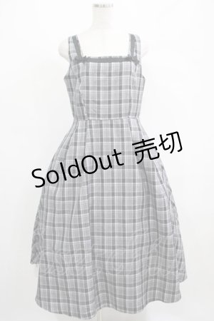 画像: m petit by misako / AMCHKスクエアネックジャンパースカート L ブラック H-25-05-01-009-LO-OP-NS-ZH