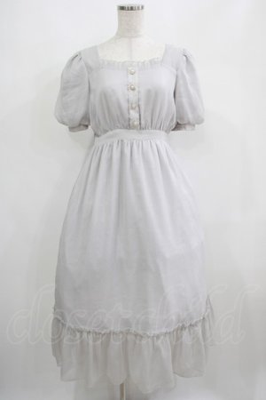 画像: evelyn / シフォンパールワンピース Free ブルー H-25-05-01-010-LO-OP-NS-ZH