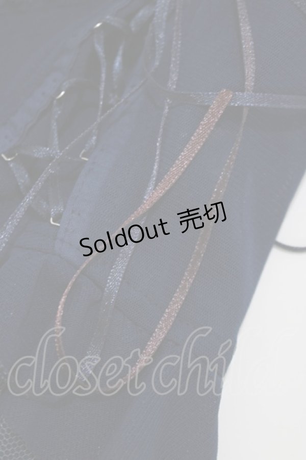 画像4: Ozz Croce / メッシュショートボレロ  紺 H-25-05-02-056-OO-JA-KB-ZH (4)
