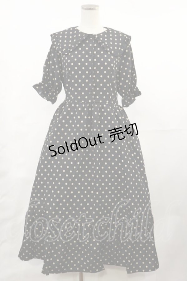 画像1: m petit by misako / ナシジドットワンピース L ブラック H-25-05-02-1006-LO-OP-NS-ZH (1)