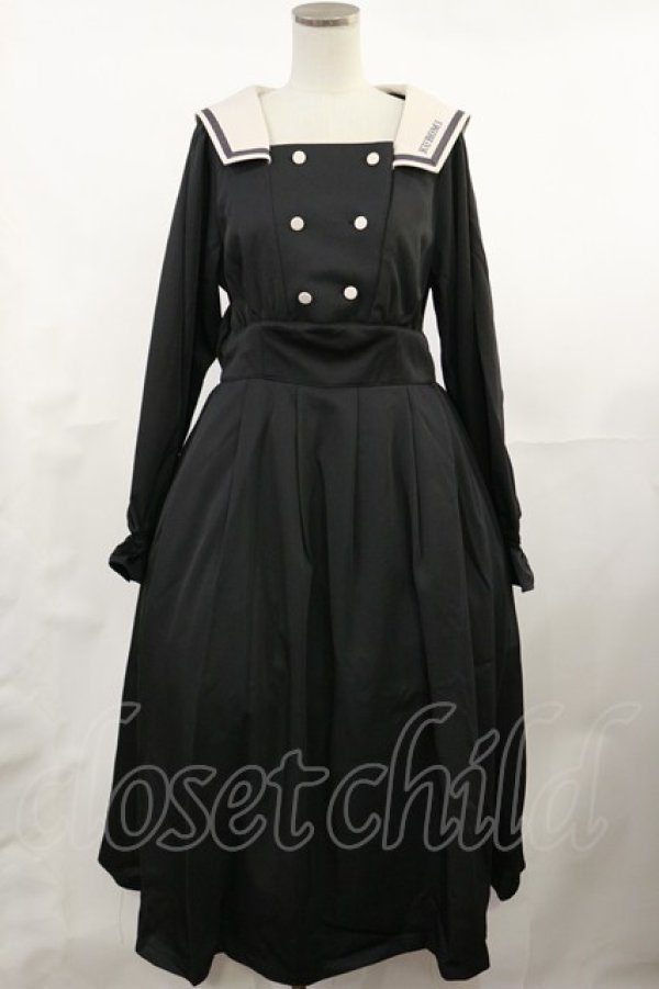 画像1: m petit by misako / サンリオキャラクターズコラボ クロミセーラーワンピース L ブラック H-25-05-02-1009-LO-OP-NS-ZH (1)