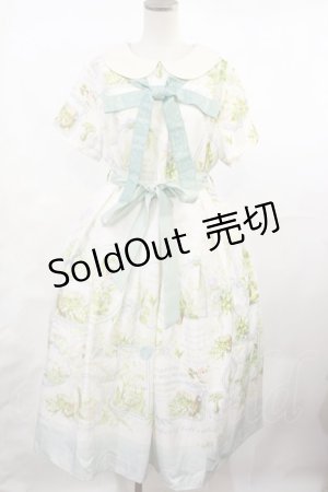 画像: Spring Flower Language（海外ロリータブランド） / ベルト付きワンピース 2XL オフ H-25-05-02-1002-LO-OP-NS-ZH