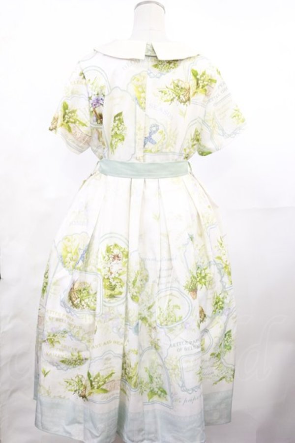 画像2: Spring Flower Language（海外ロリータブランド） / ベルト付きワンピース 2XL オフ H-25-05-02-1002-LO-OP-NS-ZH (2)