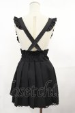 画像2: DearMyLove / サス付フリルレースアッププリーツスカート M ブラック H-25-05-02-1018-EL-SK-NS-ZH (2)