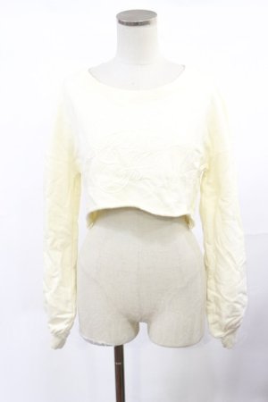 画像: Melt the lady / クロップドトップス Free アイボリー H-25-05-02-1030-PU-TO-NS-ZH