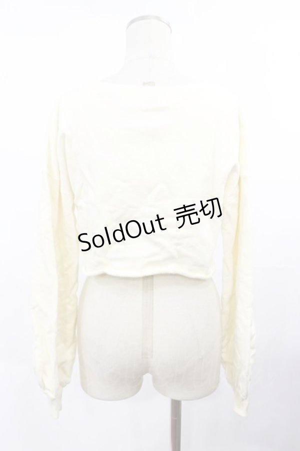 画像2: Melt the lady / クロップドトップス Free アイボリー H-25-05-02-1030-PU-TO-NS-ZH (2)