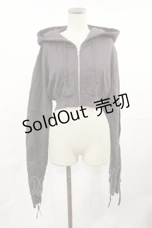 画像: Melt the lady / フードパーカー Free チャコール H-25-05-02-1034-PU-TO-NS-ZH