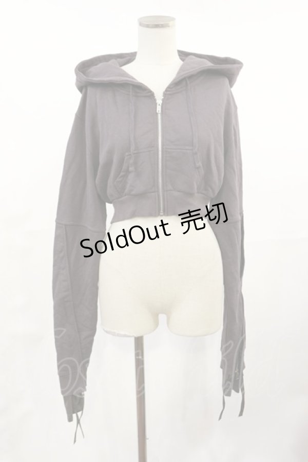 画像1: Melt the lady / フードパーカー Free チャコール H-25-05-02-1034-PU-TO-NS-ZH (1)