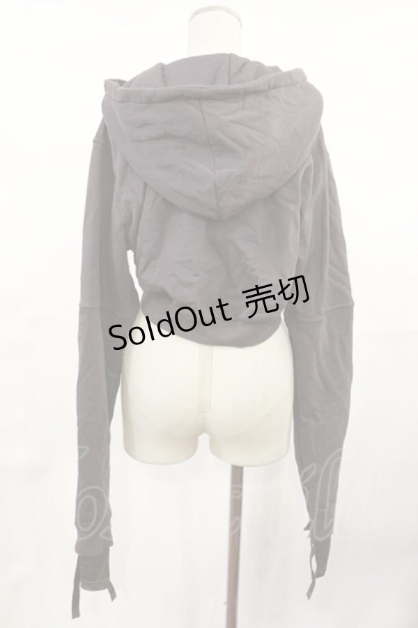 画像2: Melt the lady / フードパーカー Free チャコール H-25-05-02-1034-PU-TO-NS-ZH (2)