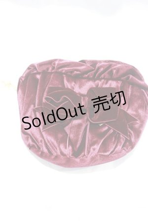 画像: mayla classic / ベロアポーチ  ボルドー H-25-05-02-1038-LO-ZA-NS-ZH