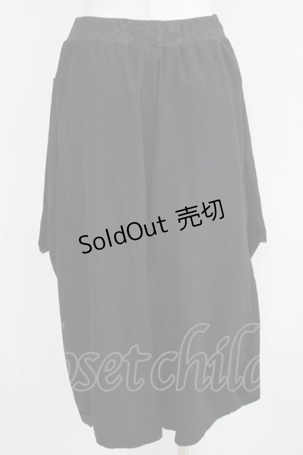 画像3: Qutie Frash / ジャガード切替パンツ  黒×紫 H-25-05-02-015-QU-PA-KB-ZH (3)