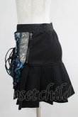 画像2: Qutie Frash / コルセット風ミニスカート  黒×青 H-25-05-02-017-QU-SK-KB-ZH (2)