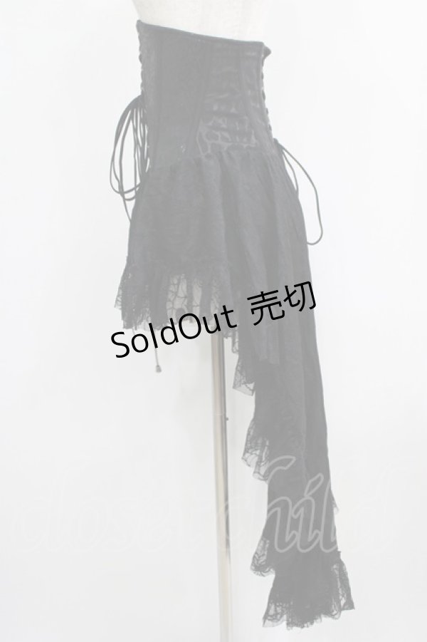 画像2: Qutie Frash / 2020黒鳥-KOKUCYOU-コルセット  黒 H-25-05-02-020-QU-ZA-KB-ZH (2)