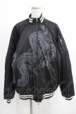 画像1: Qutie Frash / 和柄スカジャン  ブラック H-25-05-02-026-QU-JA-KB-ZH (1)