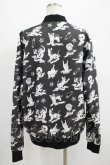 画像3: LISTEN FLAVOR / いたずら子猫の総柄ブルゾン  ブラック H-25-05-02-027-PU-JA-KB-ZH (3)