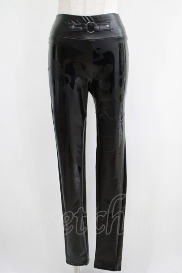 画像1: KILL STAR / Ossuary Leggings XS ブラック H-25-05-03-1033-SL-PA-KB-ZH (1)