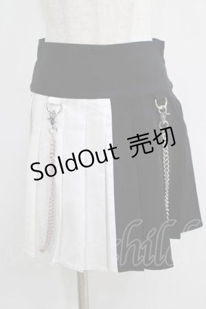 画像: KILL STAR / Hels Harlequin Mini Skirt XS 黒×白 H-25-05-03-1037-SL-SK-KB-ZI