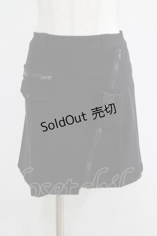 画像1: KILL STAR / Keyla Mini Skirt XS ブラック H-25-05-03-1040-SL-SK-KB-OS (1)