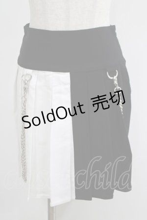 画像: KILL STAR / Hels Harlequin Mini Skirt XS 黒×白 H-25-05-03-1041-SL-SK-KB-ZH
