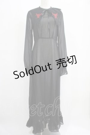 画像: KILL STAR / Miss Thumberina Maxi Dress XS ブラック H-25-05-03-1005-SL-OP-KB-OS