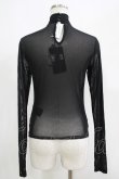 画像3: KILL STAR / Mock Widow Mesh Top XS ブラック H-25-05-03-1048-SL-TO-KB-ZH (3)