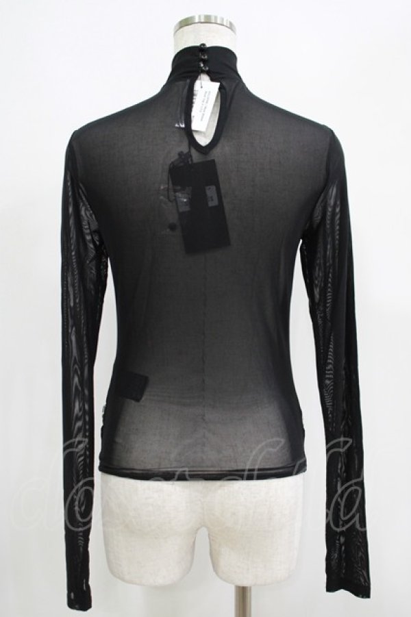画像3: KILL STAR / Mock Widow Mesh Top XS ブラック H-25-05-03-1048-SL-TO-KB-ZH (3)