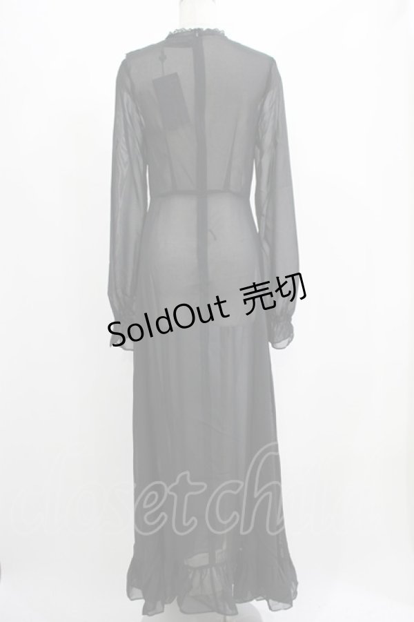 画像2: KILL STAR / Miss Thumberina Maxi Dress XS ブラック H-25-05-03-1005-SL-OP-KB-OS (2)