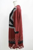 画像2: KILL STAR / Star Crux Knit Sweater S ボルドー H-25-05-03-1052-SL-TO-KB-ZH (2)
