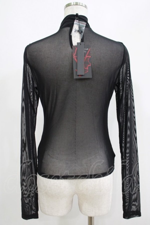 画像3: KILL STAR / Mock Widow Mesh Top S ブラック H-25-05-03-1053-SL-TO-KB-ZH (3)