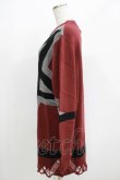 画像2: KILL STAR / Star Crux Knit Sweater S ボルドー H-25-05-03-1055-SL-TO-KB-ZH (2)