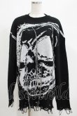 画像1: KILL STAR / Ruined Relic Knit Sweater XS ブラック H-25-05-03-1057-SL-TO-KB-ZH (1)