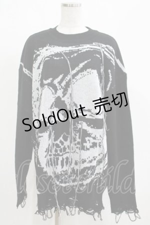 画像: KILL STAR / Ruined Relic Knit Sweater XS ブラック H-25-05-03-1057-SL-TO-KB-ZH