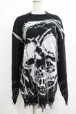 画像1: KILL STAR / Ruined Relic Knit Sweater XS ブラック H-25-05-03-1061-SL-TO-KB-ZH (1)
