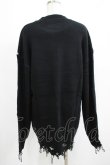 画像3: KILL STAR / Ruined Relic Knit Sweater XS ブラック H-25-05-03-1061-SL-TO-KB-ZH (3)