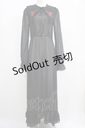 画像: KILL STAR / Miss Thumberina Maxi Dress XS ブラック H-25-05-03-1007-SL-OP-KB-ZI
