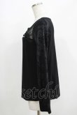 画像2: Qutie Frash / チャイナカットソー  黒 H-25-05-03-1065-QU-TO-KB-ZH (2)
