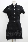 画像1: KILL STAR / Ree-Vival Denim Dress M ブラック H-25-05-03-1008-SL-OP-KB-ZH (1)