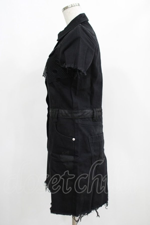 画像2: KILL STAR / Ree-Vival Denim Dress M ブラック H-25-05-03-1008-SL-OP-KB-ZH (2)