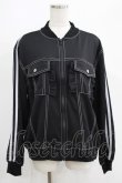 画像1: Candy Stripper / FRILL JERSEY BLOUSON  ブラック H-25-05-03-1009-PU-JA-KB-ZH (1)