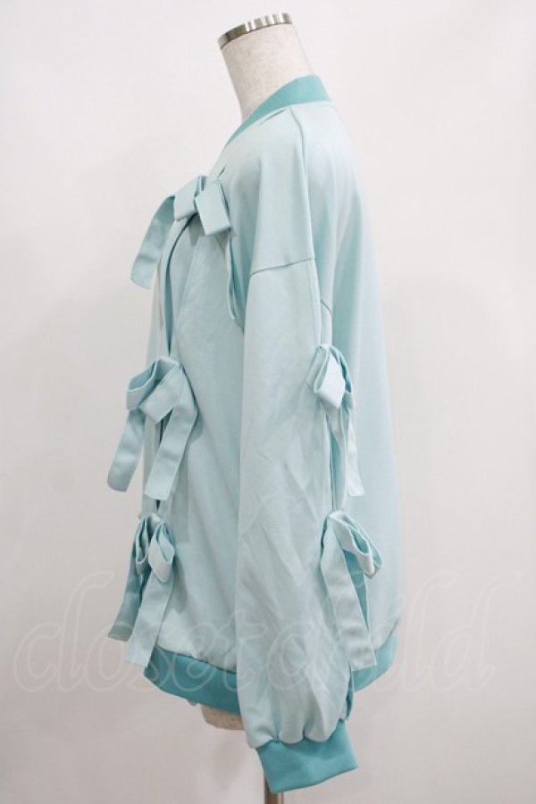 画像2: Candy Stripper / IMMATURE RIBBON BLOUSON  ライトブルー H-25-05-03-1013-PU-JA-KB-ZH (2)