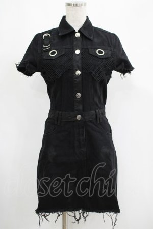 画像: KILL STAR / Ree-Vival Denim Dress XS ブラック H-25-05-03-1002-SL-OP-KB-OS