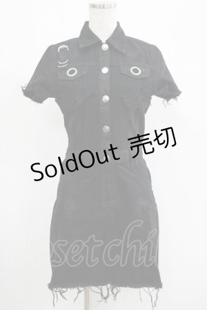 画像: KILL STAR / Ree-Vival Denim Dress XS ブラック H-25-05-03-1002-SL-OP-KB-OS