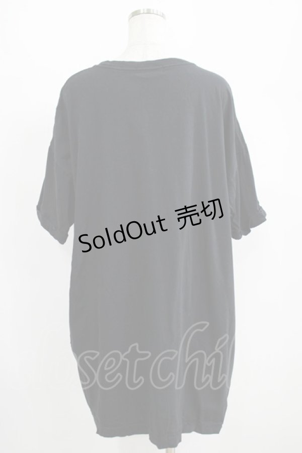 画像3: Candy Stripper / HIDE AND SEEK BIG BIG Tシャツ  黒 H-25-05-03-1017-PU-TO-KB-ZH (3)
