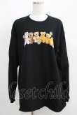 画像1: Candy Stripper / LET'S PLAY FRIENDS L/S TEE 2 ブラック H-25-05-03-1019-PU-TO-KB-ZH (1)