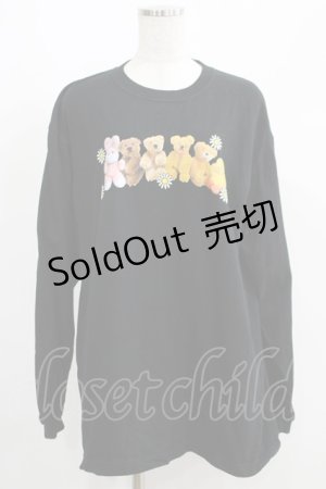 画像: Candy Stripper / LET'S PLAY FRIENDS L/S TEE 2 ブラック H-25-05-03-1019-PU-TO-KB-ZH