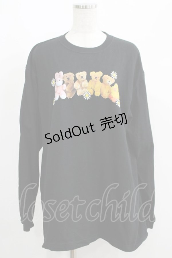 画像1: Candy Stripper / LET'S PLAY FRIENDS L/S TEE 2 ブラック H-25-05-03-1019-PU-TO-KB-ZH (1)