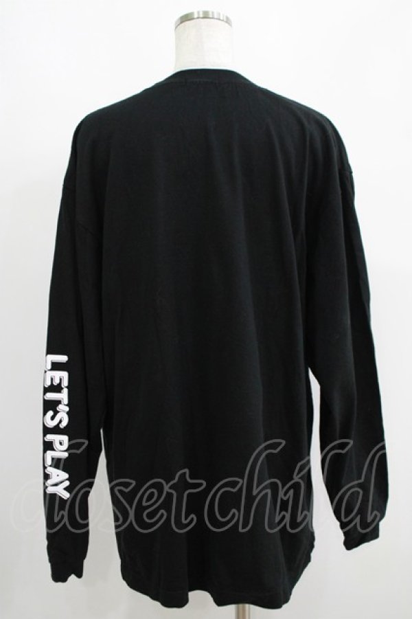 画像3: Candy Stripper / LET'S PLAY FRIENDS L/S TEE 2 ブラック H-25-05-03-1019-PU-TO-KB-ZH (3)