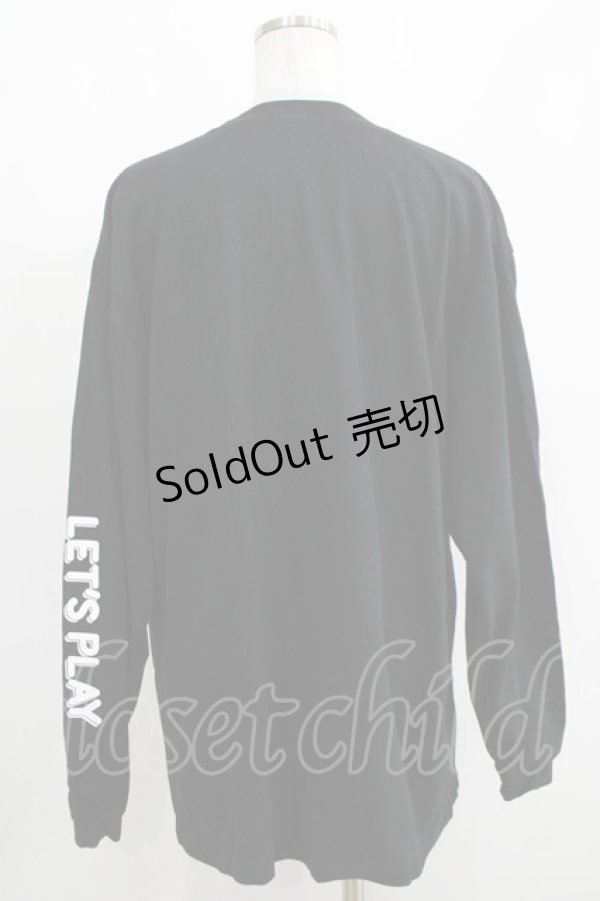 画像3: Candy Stripper / LET'S PLAY FRIENDS L/S TEE 2 ブラック H-25-05-03-1019-PU-TO-KB-ZH (3)