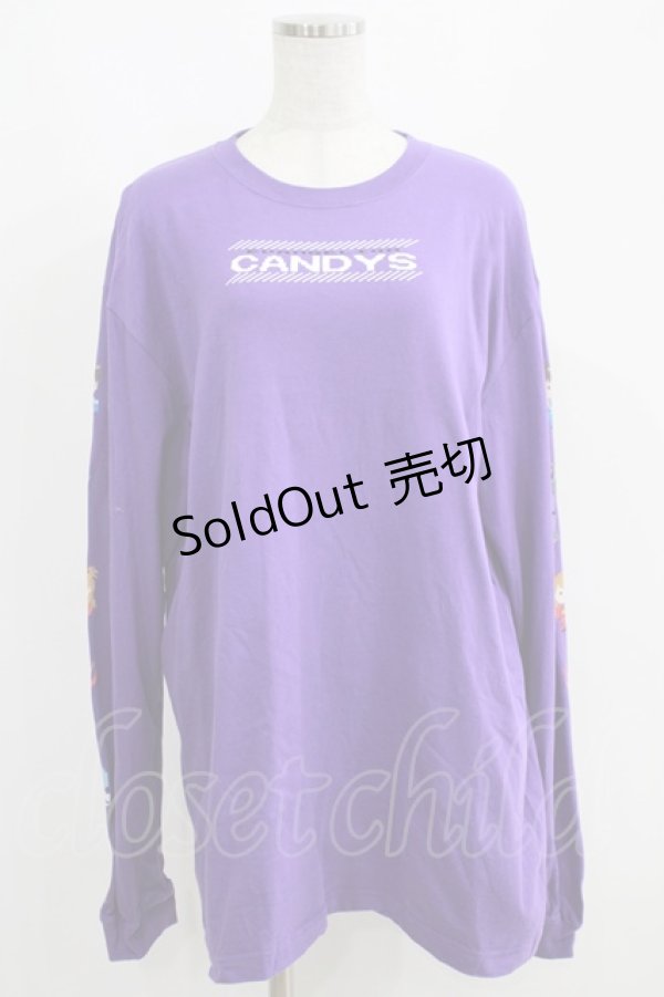 画像1: Candy Stripper / EVANGELION 8BIT L/S TEE 2 パープル H-25-05-03-1020-PU-TO-KB-ZH (1)