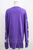 画像3: Candy Stripper / EVANGELION 8BIT L/S TEE 2 パープル H-25-05-03-1020-PU-TO-KB-ZH (3)